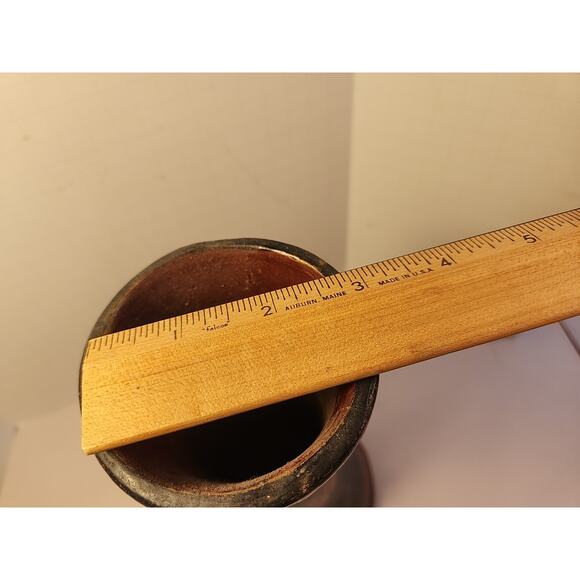 Mexican Vintage 1939 Rustic Pottery Ceramic Vase - Picture 7 of 9